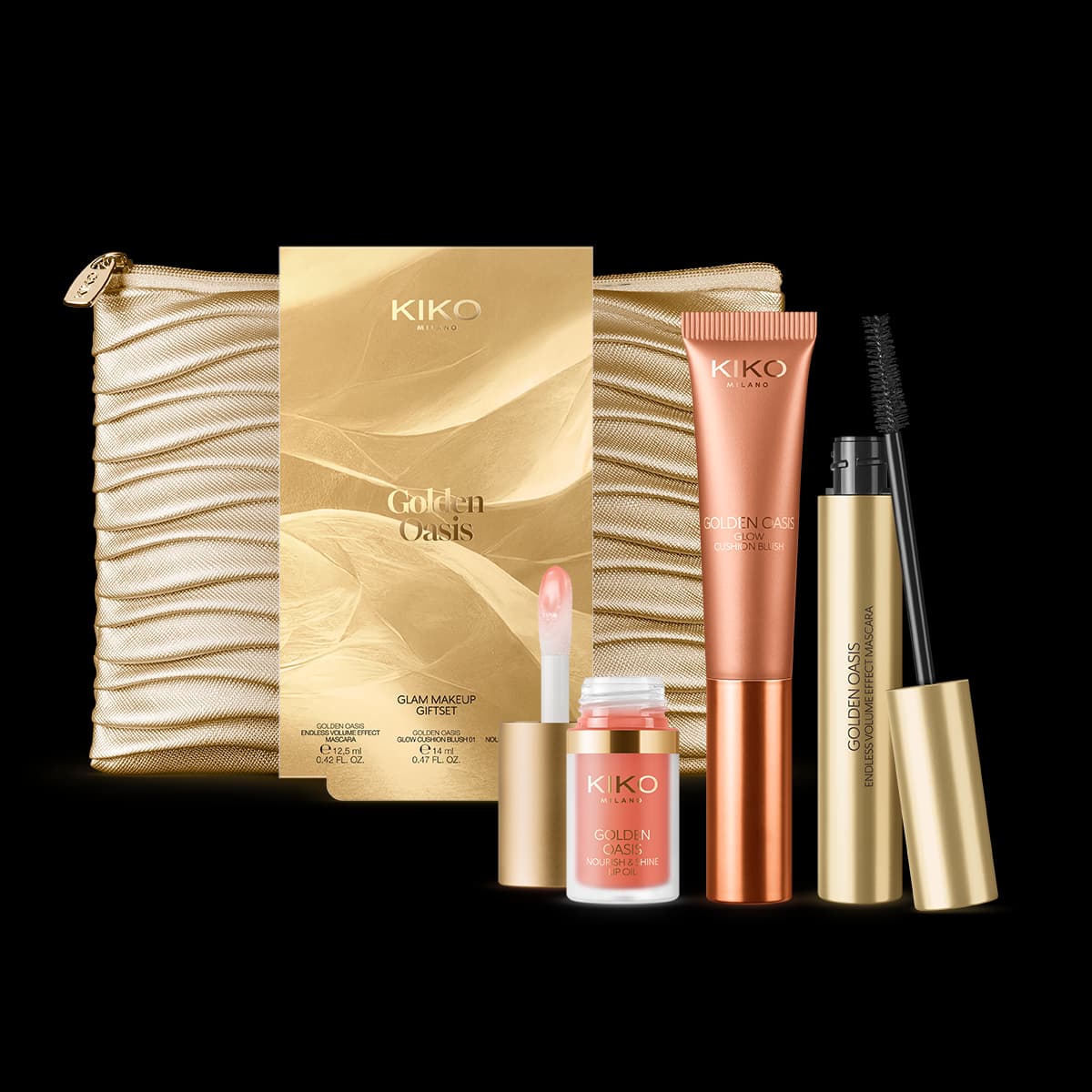 Golden Oasis Glam Makeup Gift Set