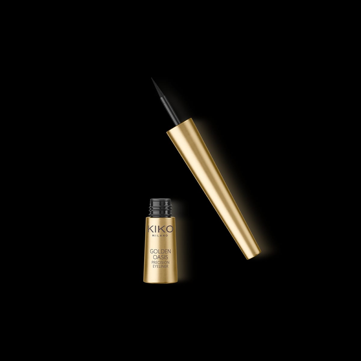 Golden Oasis Precision Eyeliner Jet Black