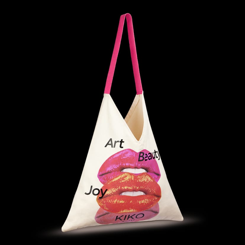 Kikocosmetics tote bag art beauty joy