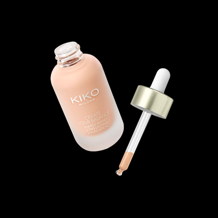 Kikocosmetics create your balance energy boost long lasting foundation