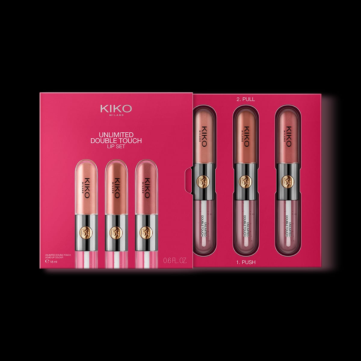 Unlimited Double Touch Lip Set - Nude Attitude