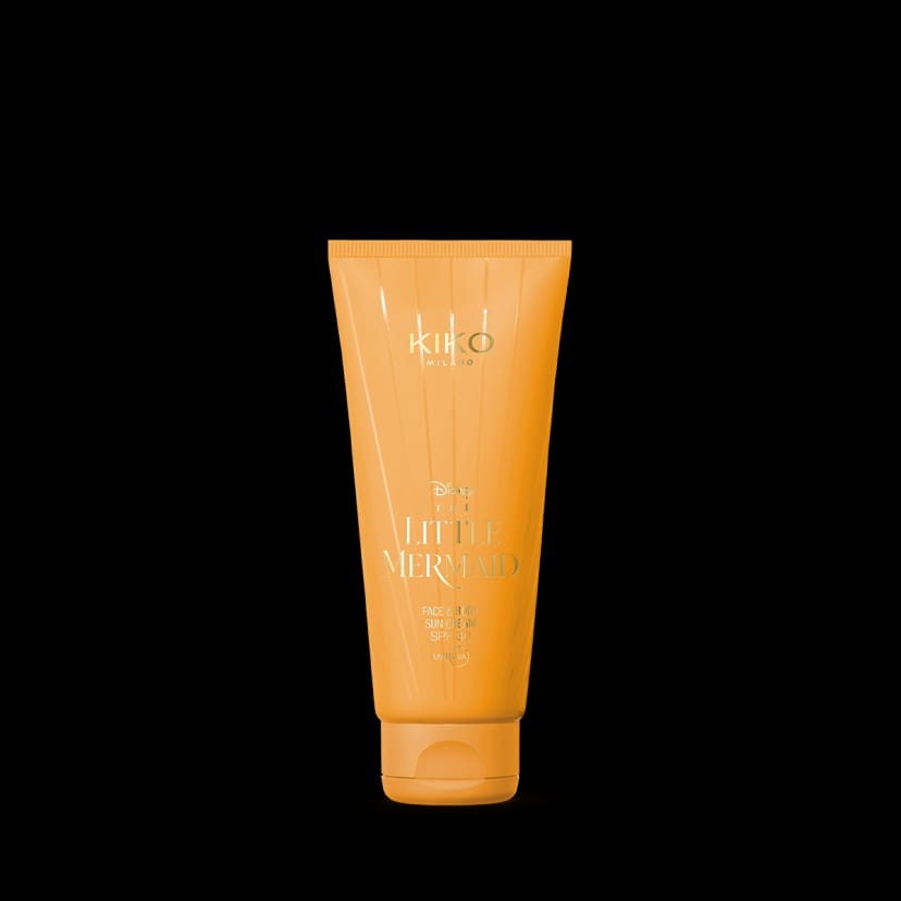 Kikocosmetics the little mermaid face & body sun cream spf 30