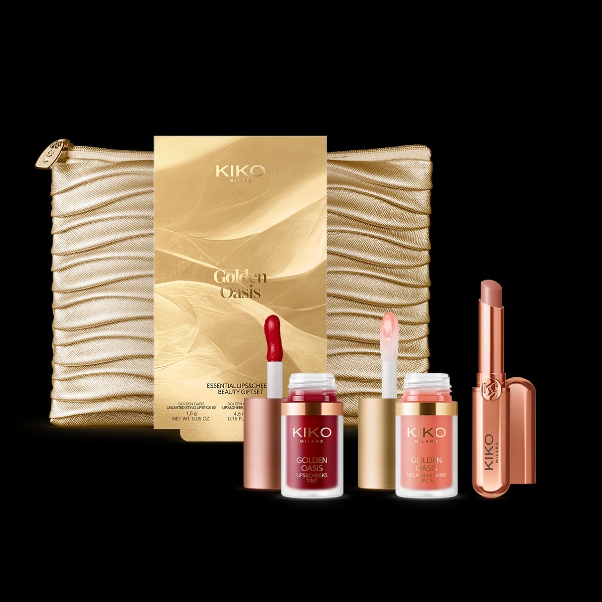 Golden Oasis Essential Lips&Cheeks Beauty Gift Set