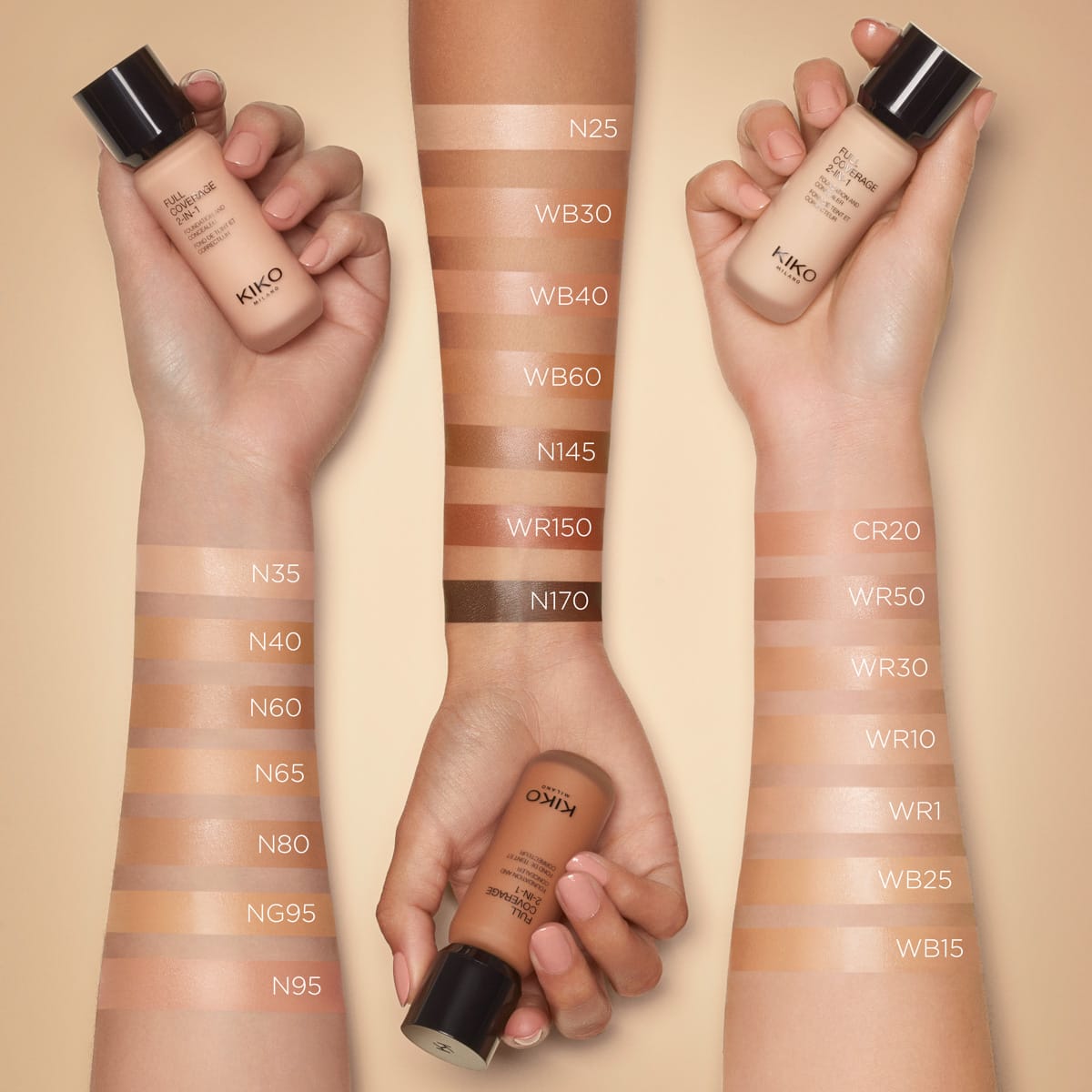 Full Coverage 2-In-1 Foundation & Concealer 18 - Ng 95