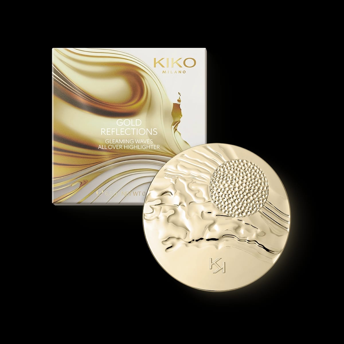 Gold Reflections Gleaming Waves All Over Highlighter 02